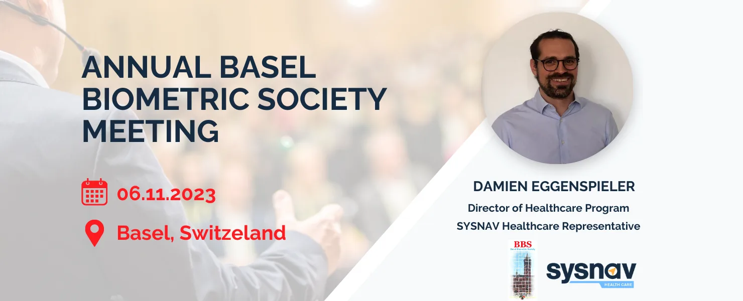 Sysnav Healthcare is participating in the Annual Basel Biometric Society 2023