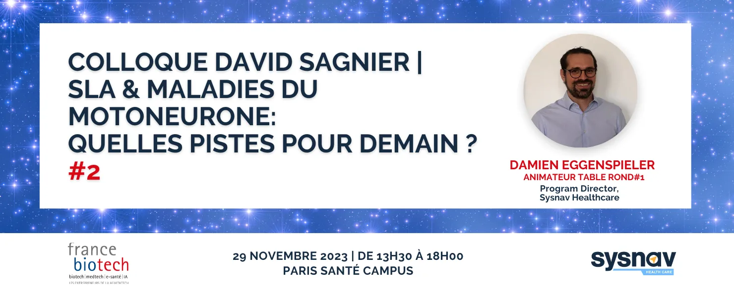 Sysnav Healthcare is participating in the ALS Conference organized by France Biotech