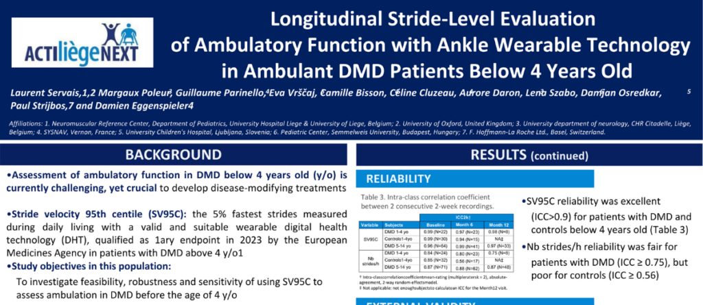 Screenshot of Sysnav Healthcare's poster at MDA 2025