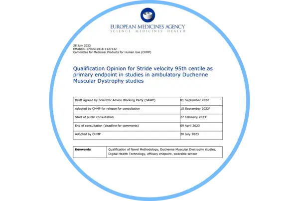 SV95C qualification as a primary endpoint