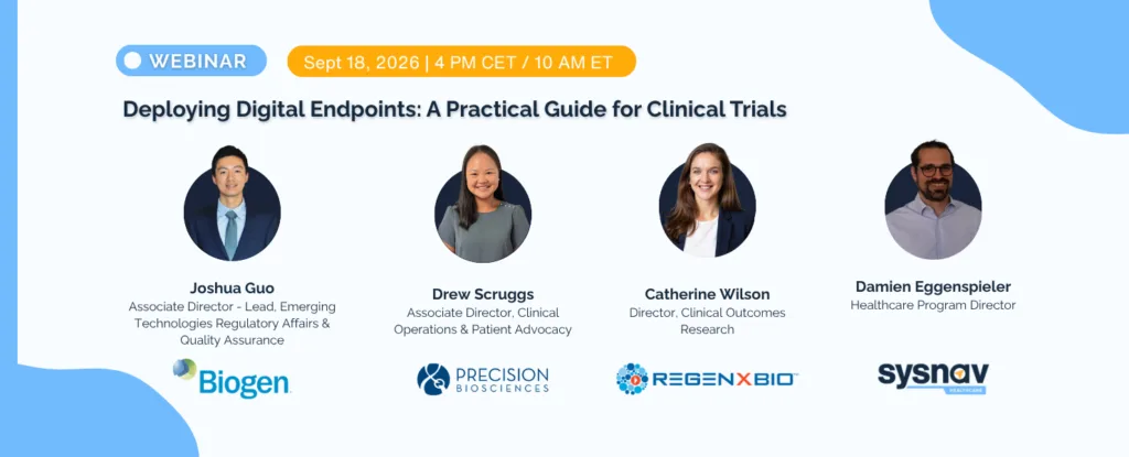 Sysnav webinar on digital endpoints